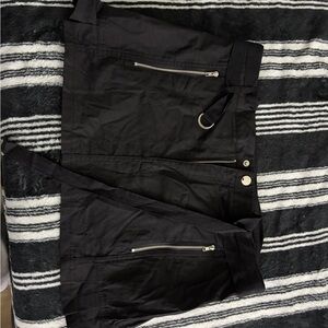 Women’s Black Mini skirt with Silver details